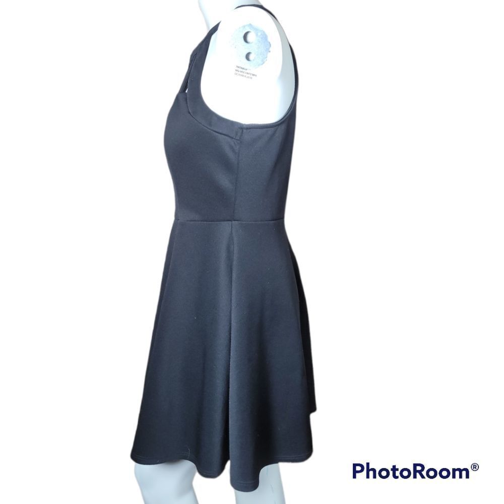 Trixxi Fit & Flare Little Black Dress Large - Picture 5 of 5